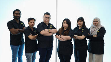 Customer service team