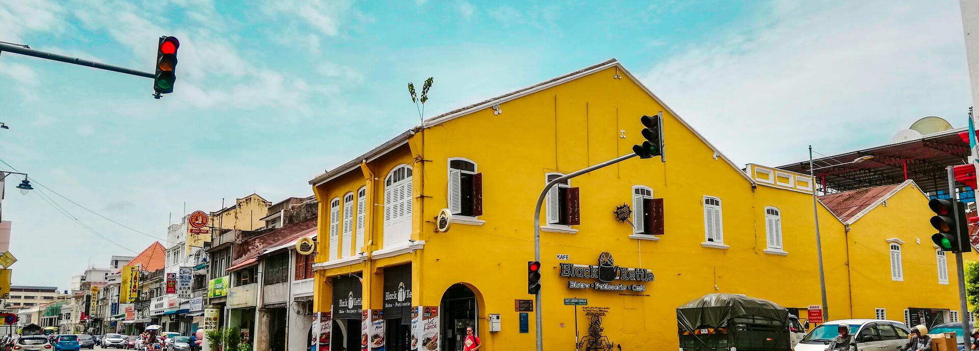 Street view of George Town, Penang
